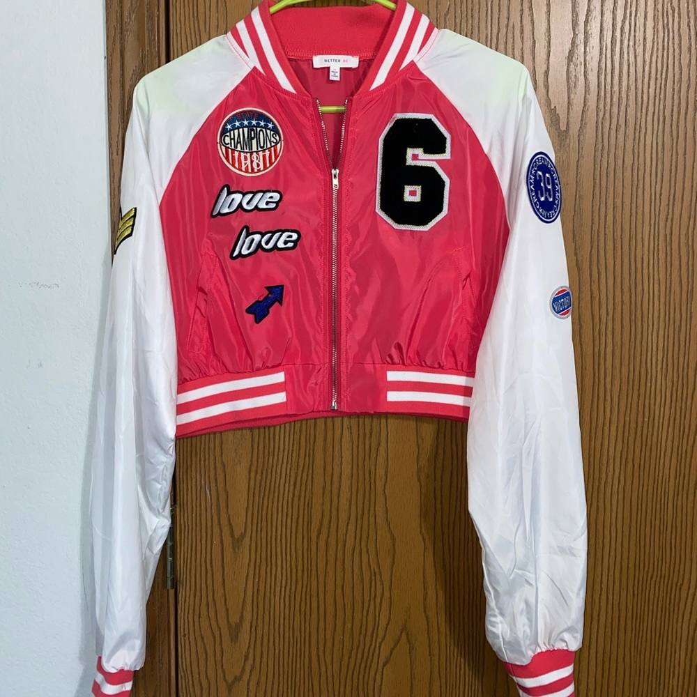 Fuchsia Crop Jacket